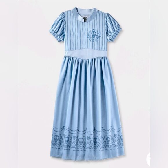 BeetleJuice Astrid Girl's Character Costume Satinet and Tulle Nightgown, Gown - Picture 7 of 9